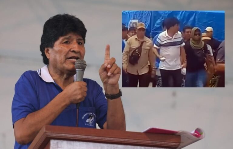 evo morales atrincherado